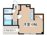 グランシャリオ相模原 1Rの間取り