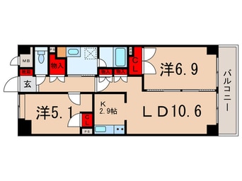 間取図 グランフォンテ