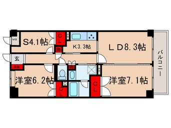 間取図 グランフォンテ