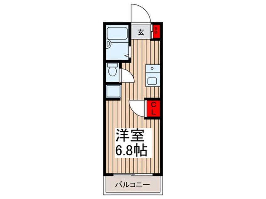 間取図 ブロッサムテラス竹ノ塚