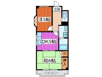 間取図 サンロ－ゼ