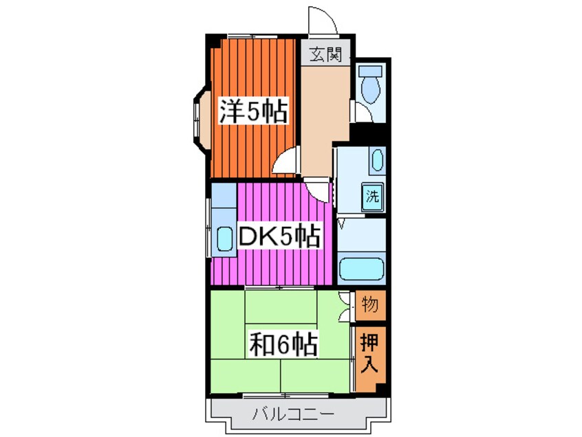 間取図 サンロ－ゼ