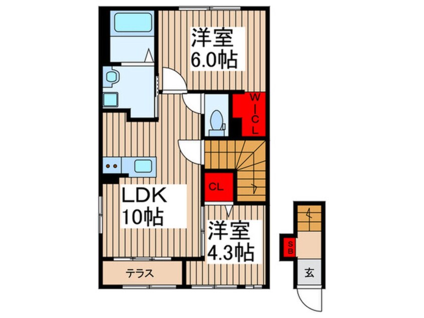 間取図 カーサ・コモダ