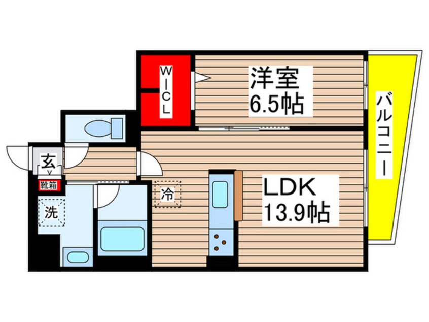 間取図 ラグゼナ平井サウス