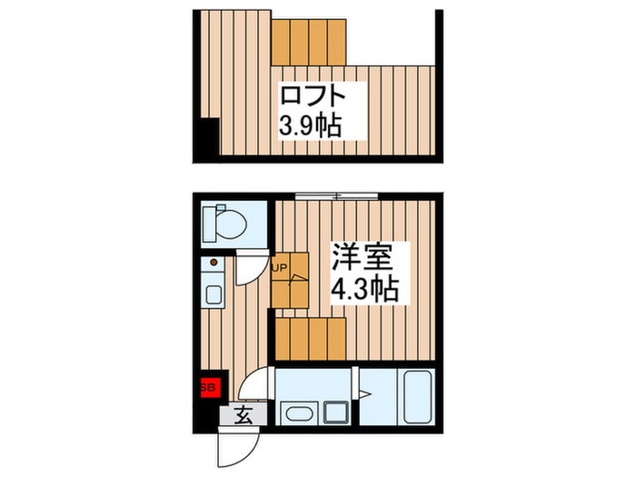 間取り図 ハーモニーテラス伊興Ⅳ