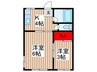榎田ハイツ 2Kの間取り