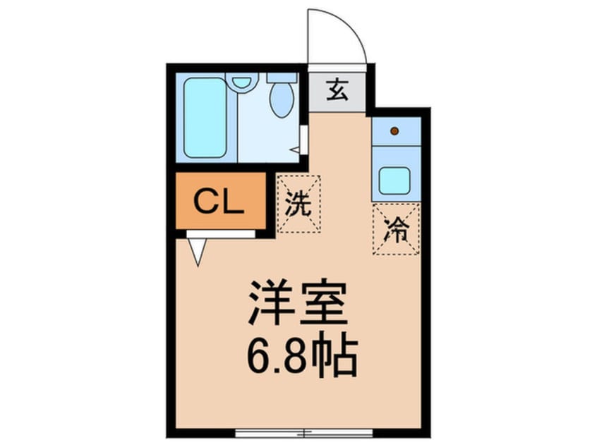 間取図 キャトルメゾン野方