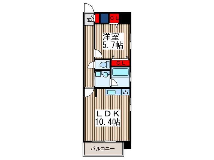 間取り図 エクセルシティ戸田公園