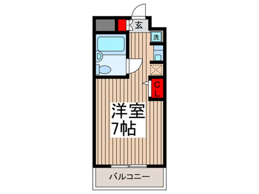 間取図 コスモプレイス蕨