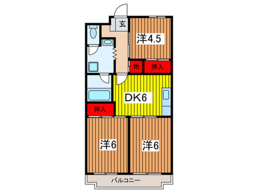 間取図 ウェルストン原山