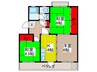星野マンション 3Kの間取り