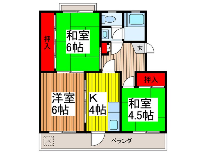 間取図 星野マンション