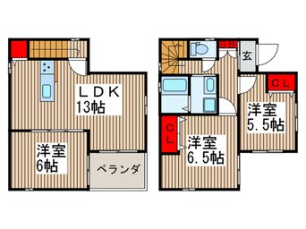 間取図 オーチャードシティ狭山Ｈ