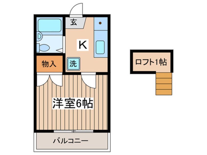 間取図 バーディー・エイト