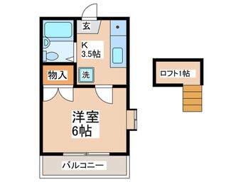 間取図 バーディー・エイト