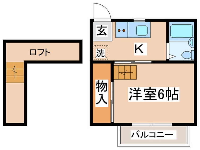 間取図 バーディー・エイト