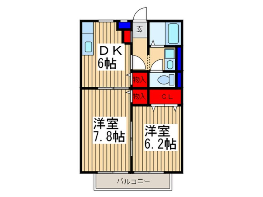 間取図 コンフォート的場