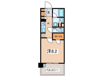 間取図 ﾌﾟﾛﾐﾗｲｽﾞ青葉台ｽﾃｰｼｮﾝｻｲﾄﾞ(D325)