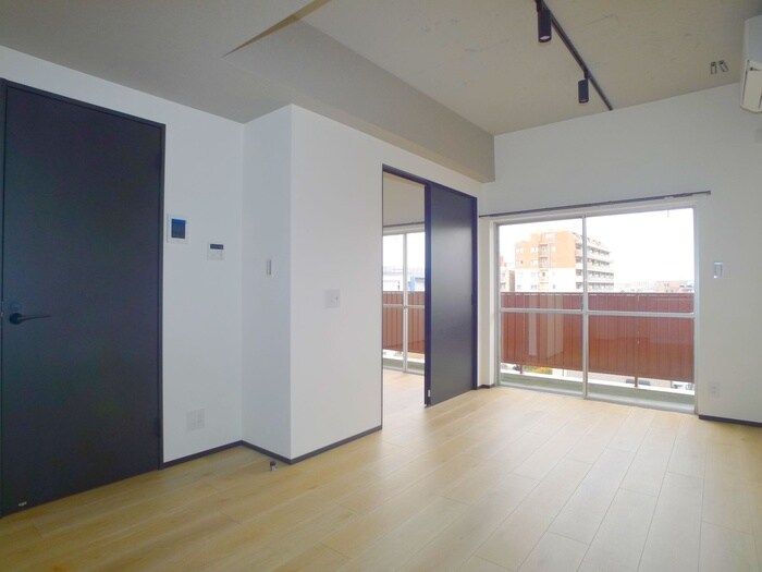 室内からの展望 金町マンション