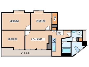 間取図 つくもビル