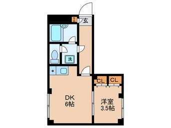 間取図 フラッツ奥沢