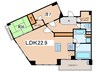 ｸﾞﾗﾝｽｲｰﾄ鎌倉衣張山荘（203） 2LDKの間取り