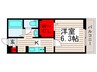 TIARA 1Kの間取り