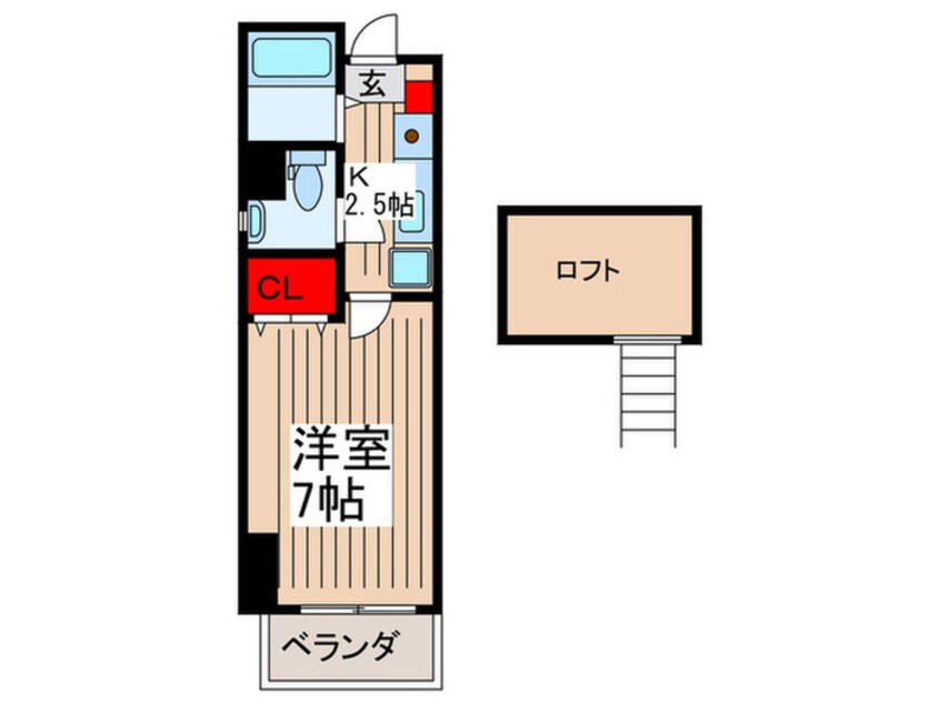 間取図 メゾン朋泉五反野