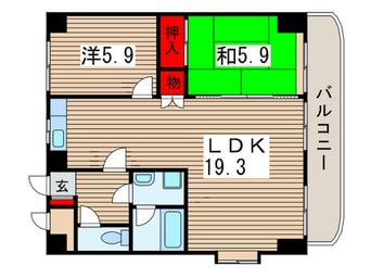 間取図 パークハイツ
