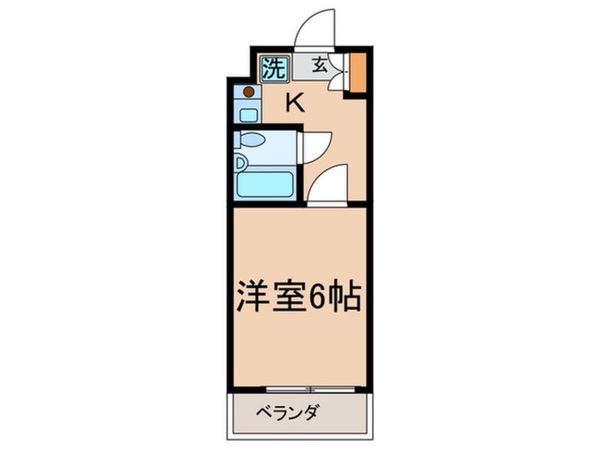 間取図 メゾンエクレ－レ江古田