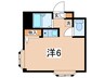 ネサンス 1Rの間取り