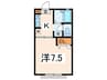 ジュネスＫ 1Kの間取り