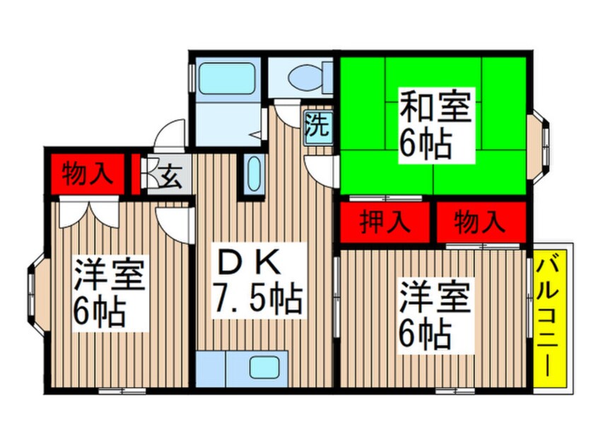 間取図 ユピテルゾーン