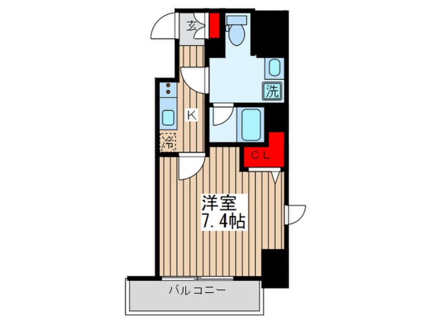 間取図 プレール・ドゥーク浅草橋