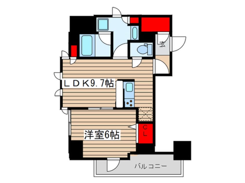 間取図 プレール・ドゥーク浅草橋