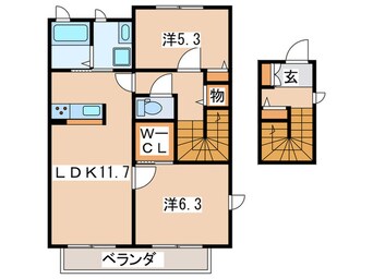 間取図 若宮ハイツ坂下