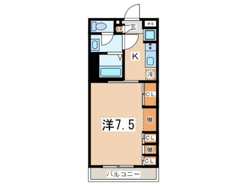 間取図 リブリ・厚木南