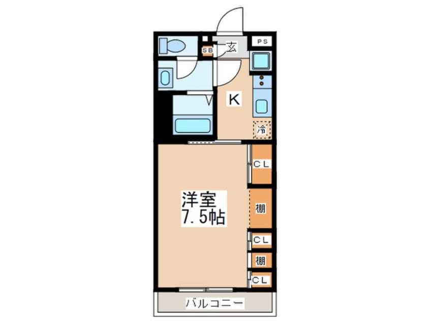 間取図 リブリ・厚木南