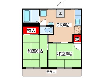 間取図 フォ－ブルばばＢ棟