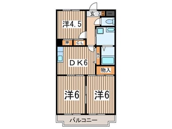 間取図 グランドゥール泉