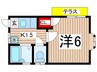 プチハウスＳＳＫ 1Kの間取り