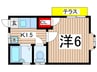 プチハウスＳＳＫ 1Kの間取り