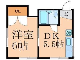 間取図 西台コ－ポ