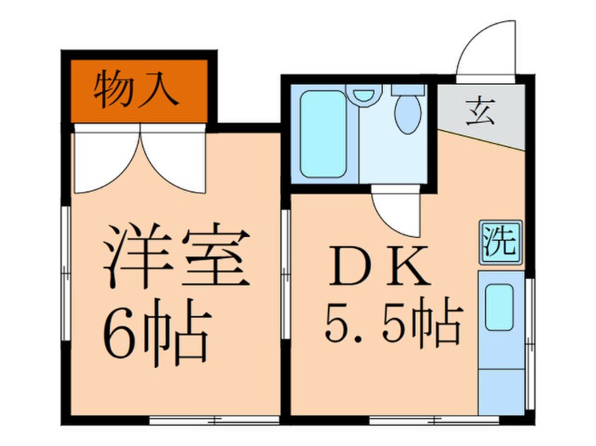 間取図 西台コ－ポ