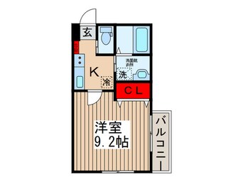 間取図 クレサージュ新松戸