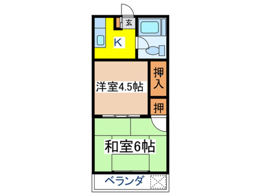 間取図 岡本ハイツ