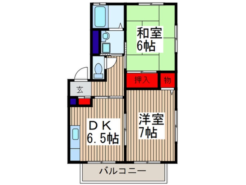 間取図 フレンドリ－武蔵浦和