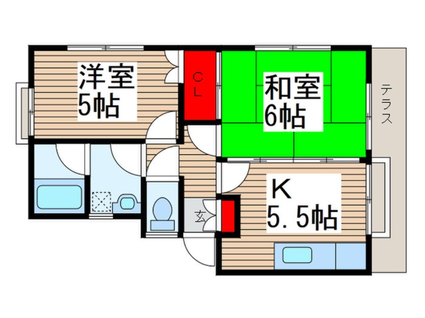 間取図 ハイムオードリー