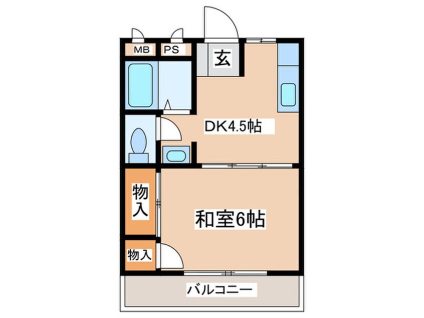 間取図 ｱｰﾊﾞﾝﾗｲﾌ並木