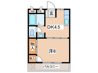 間取図 ｱｰﾊﾞﾝﾗｲﾌ並木